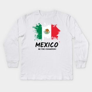 Fifa World Cup 2018 Mexico Kids Long Sleeve T-Shirt